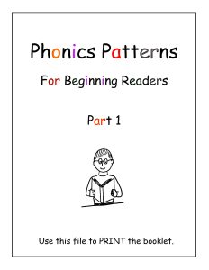 Phonics Patterns 1