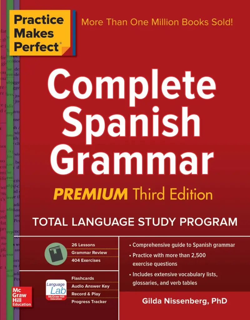 Perfect Complete Spanish Grammar Book