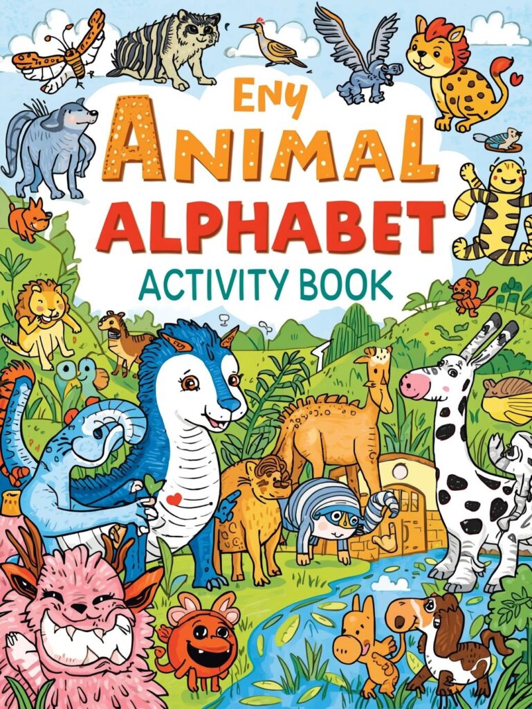 animals alphabet Activities book